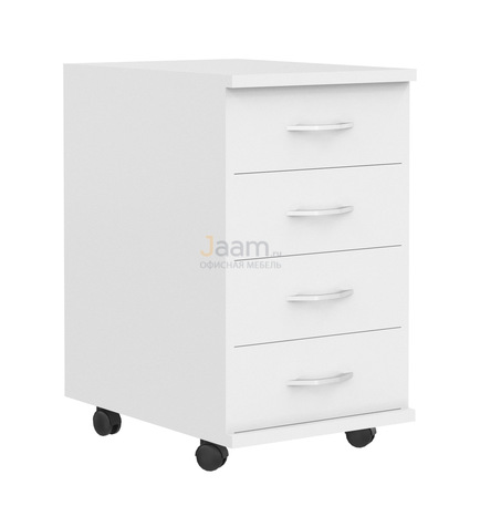 Мебель для персонала Офисная тумба подкатная 4 ящ. ТМ-4