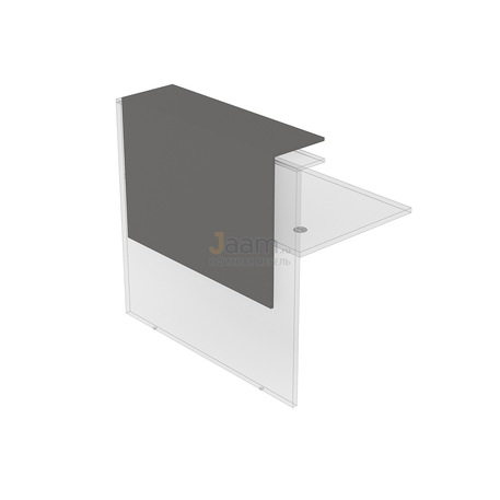 Стойка ресепшн Фартук прямой с подсветкой 1ПФ.008.1 2