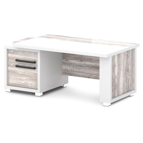 Кабинет руководителя Стол руководителя с одной тумбой L-110пр/л