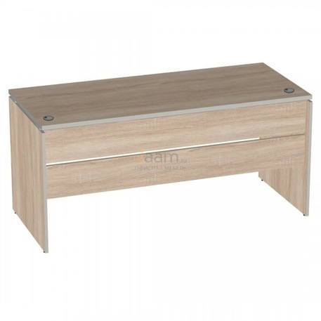 Мебель для персонала Стол прямой с двумя отверстиями под кабель канал V-1.11 C