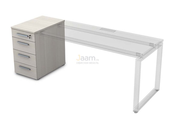 Мебель для персонала Офисная тумба приставная с ящиками 9Т.002