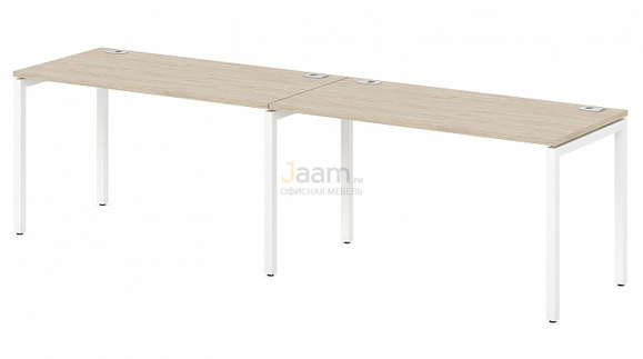 Мебель для персонала Линейный кластер на 2 рабочих места S-136