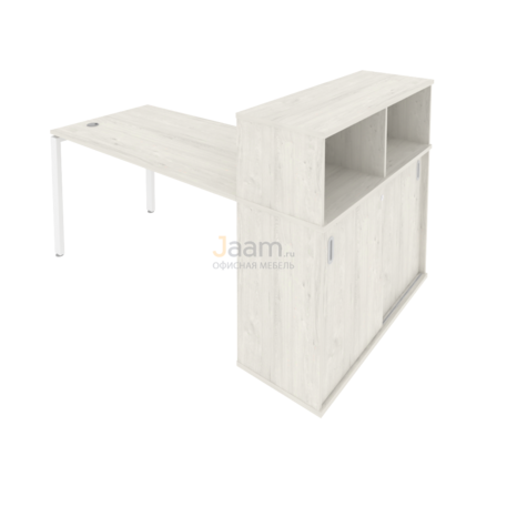Мебель для персонала Стол письменный с опорным шкафом-купе Б.РС-СШК-3.3