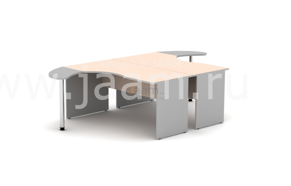 Мебель для персонала Комплект для двух сотрудников с приставками
