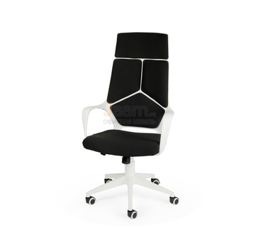 Кресло для персонала IQ CX0898H бело-чёрное