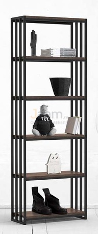 Мебель для персонала Стеллаж высокий с верт.орг. METALFRAME OAK 3