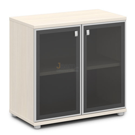 Мебель для персонала Шкаф со стеклом в алюминиевом профиле V-652