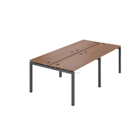 Мебель для персонала Бенч двойной на 4 рабочих места АМБ-002.60-4