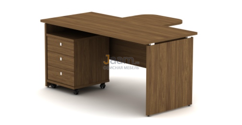 Мебель для персонала Стол с тумбой и приставкой