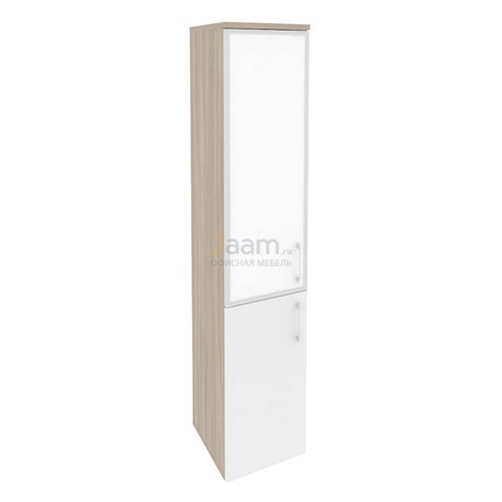 Мебель для персонала Офисный шкаф высокий узкий левый O.SU-1.2RW(L)