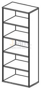 Мебель для персонала Стеллаж Ш 63