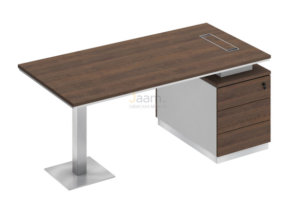 Кабинет руководителя Стол на опорной тумбе правый СИ 103пр