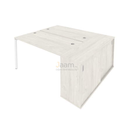 Мебель для персонала Рабочая станция с опорным шкафом-купе Б.РС-СШК-1.3