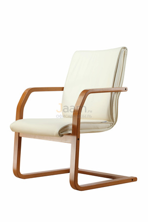 Кресло Лондон/В Кожа стандартная/база дерево