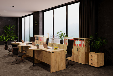 Мебель для персонала Континент-PRO BLACK