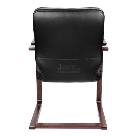 Кресло LEEDS WOOD C кожа+кож.зам.