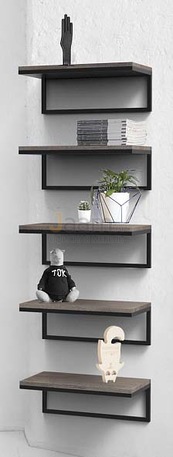 Мебель для персонала Стеллаж низкий из полок METALFRAME OAK