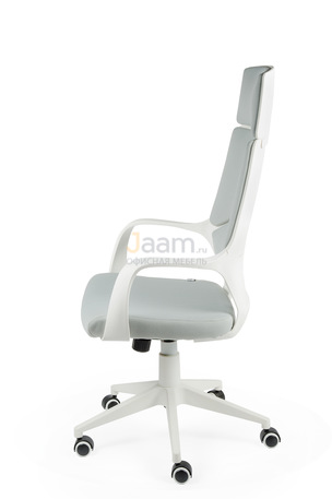 Кресло IQ CX0898H бело-серое