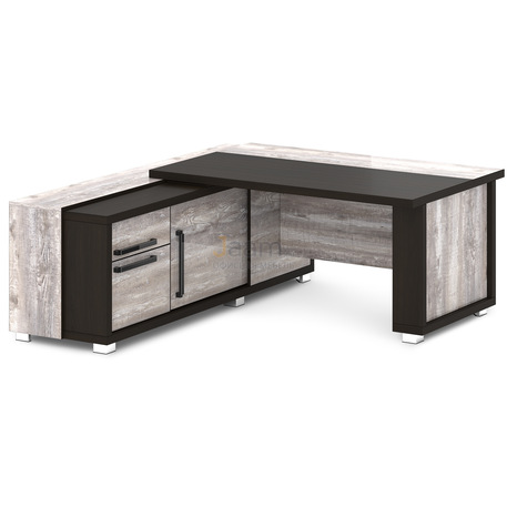 Кабинет руководителя Стол руководителя с греденцией L-111пр/л