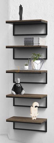 Мебель для персонала Стеллаж высокий из полок METALFRAME OAK