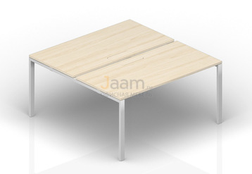 Мебель для персонала Составной стол на 2 рабочих места (меламиновые аутлеты) ST2TM168