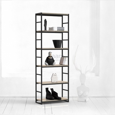 Мебель для персонала Стеллаж высокий с гор.орг. METALFRAME OAK 2