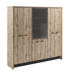 Кабинет руководителя Офисный шкаф+гардероб правый Т-33-04 пр