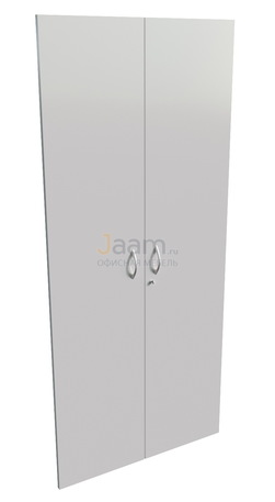 Стол Двери деревянные высокие с замком, ручка скоба 11552