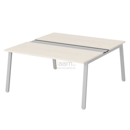 Мебель для персонала Рабочая станция на металлокаркасе ПК-ТНП-СР160Х160Н2/МКА/БЭ/КК