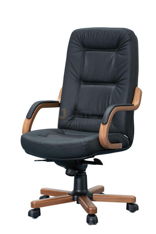 Кресло Косма/П Кожа нестандартная/база дерево