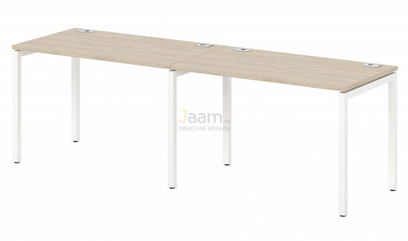Мебель для персонала Линейный кластер на 2 рабочих места S-135