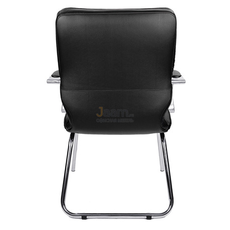 Кресло LEEDS CHROME D кожа+кож.зам.