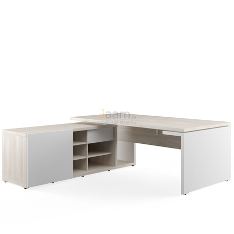 Кабинет руководителя Стол рабочий на опорной креденции левый ZIO285108