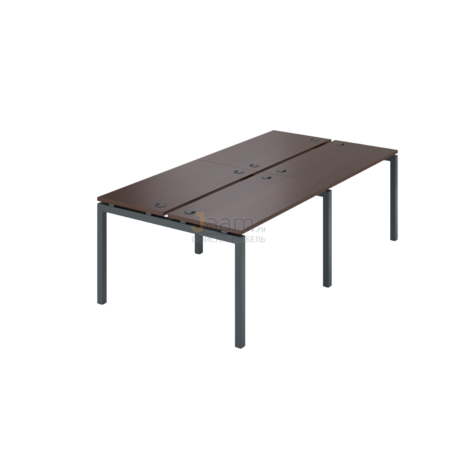 Мебель для персонала Бенч двойной на 4 рабочих места АМБ-002.60-4