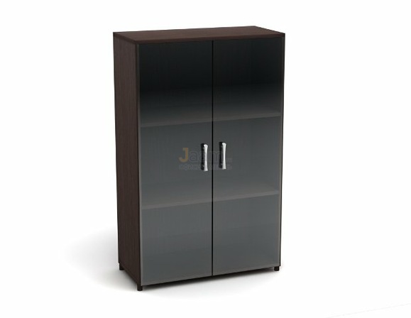 Мебель для персонала Офисный шкаф низкий со стеклом К10