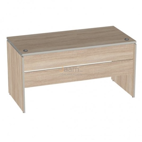 Мебель для персонала Стол прямой с двумя отверстиями под кабель канал V - 1.1 С