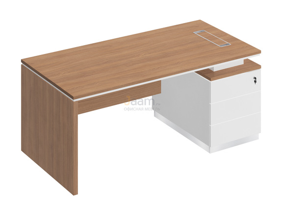 Кабинет руководителя Стол на опорной тумбе правый СИ 109пр