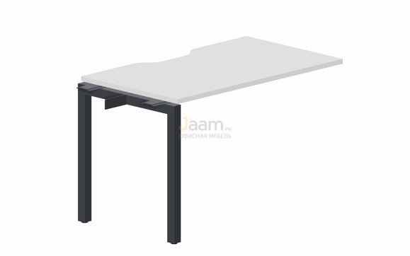 Мебель для персонала Стол приставной PENPV127 (с эргономичным вырезом)