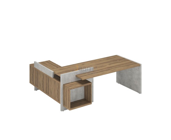 Кабинет руководителя Стол руководителя на опорной тумбе левый СФ-531201