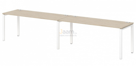 Мебель для персонала Линейный кластер на 2 рабочих места S-134