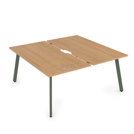 Мебель для персонала Стол системы БЕНЧ на 2 рабочих места порошковое покрытие 10БДВ.284