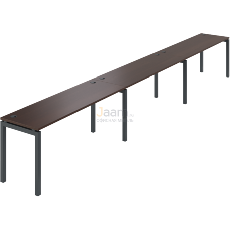 Мебель для персонала Бенч линейный на 3 рабочих места АМБЛ-005.60-3