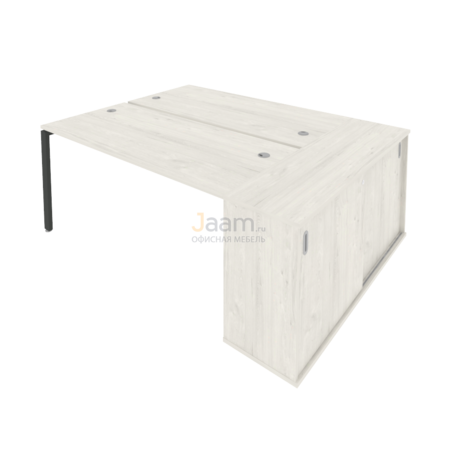 Мебель для персонала Рабочая станция с опорным шкафом-купе Б.РС-СШК-1.4