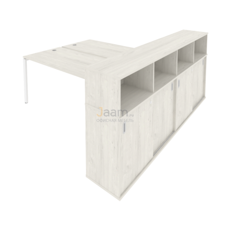 Мебель для персонала Рабочая станция с опорным шкафом-купе Б.РС-СШК-4.5