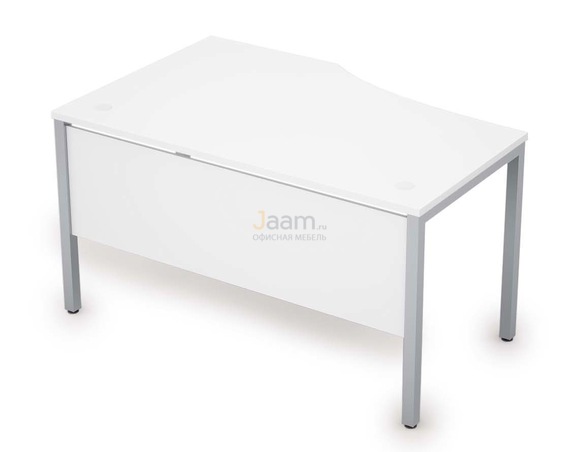 Мебель для персонала Стол криволинейный с экраном из ДСП правый 6МД.023