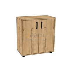 Мебель для персонала Офисная тумба 2-х дверная Т75 PRO BLACK