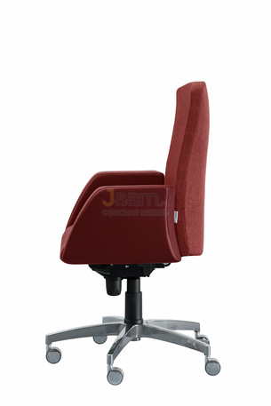 Кресло Сигма/Д комбиниров. кожа стандарт/база алюминий