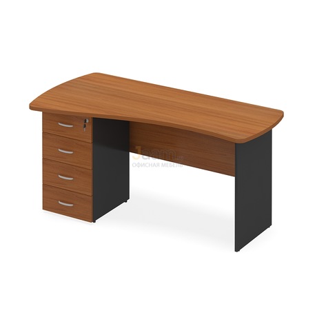 Мебель для персонала Стол рабочий левый ПК-СТС-СТ160х80ЛВТ/Д