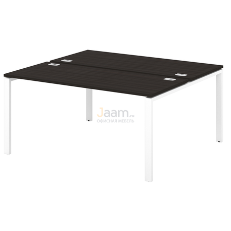 Мебель для персонала Стол-тандем на металлокаркасе S-43