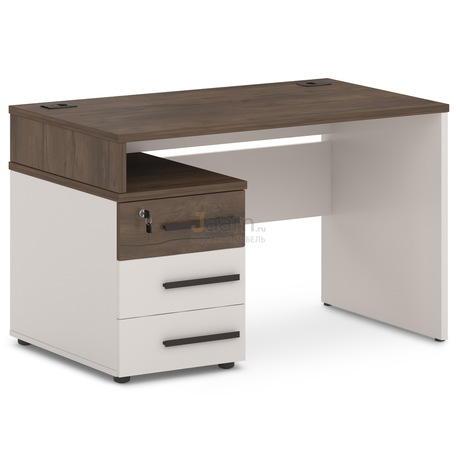 Мебель для персонала Стол с опорной тумбой левый T-21л
